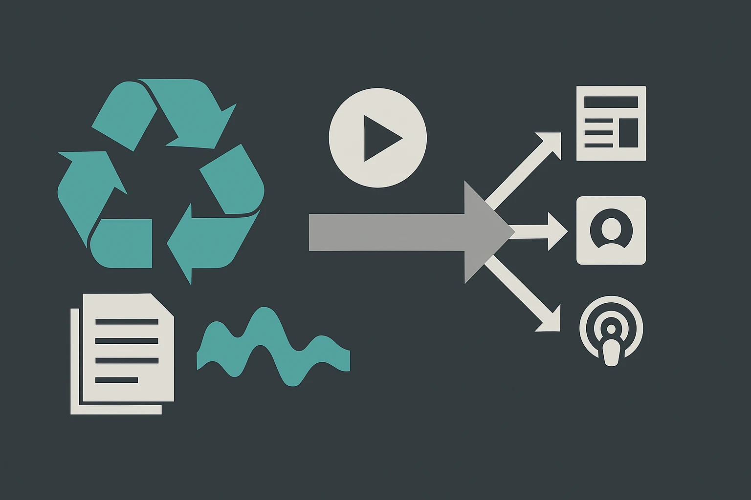 Republishing & Repurposing: Bestehende Inhalte strategisch wiederverwenden und in neue Formate transformieren
