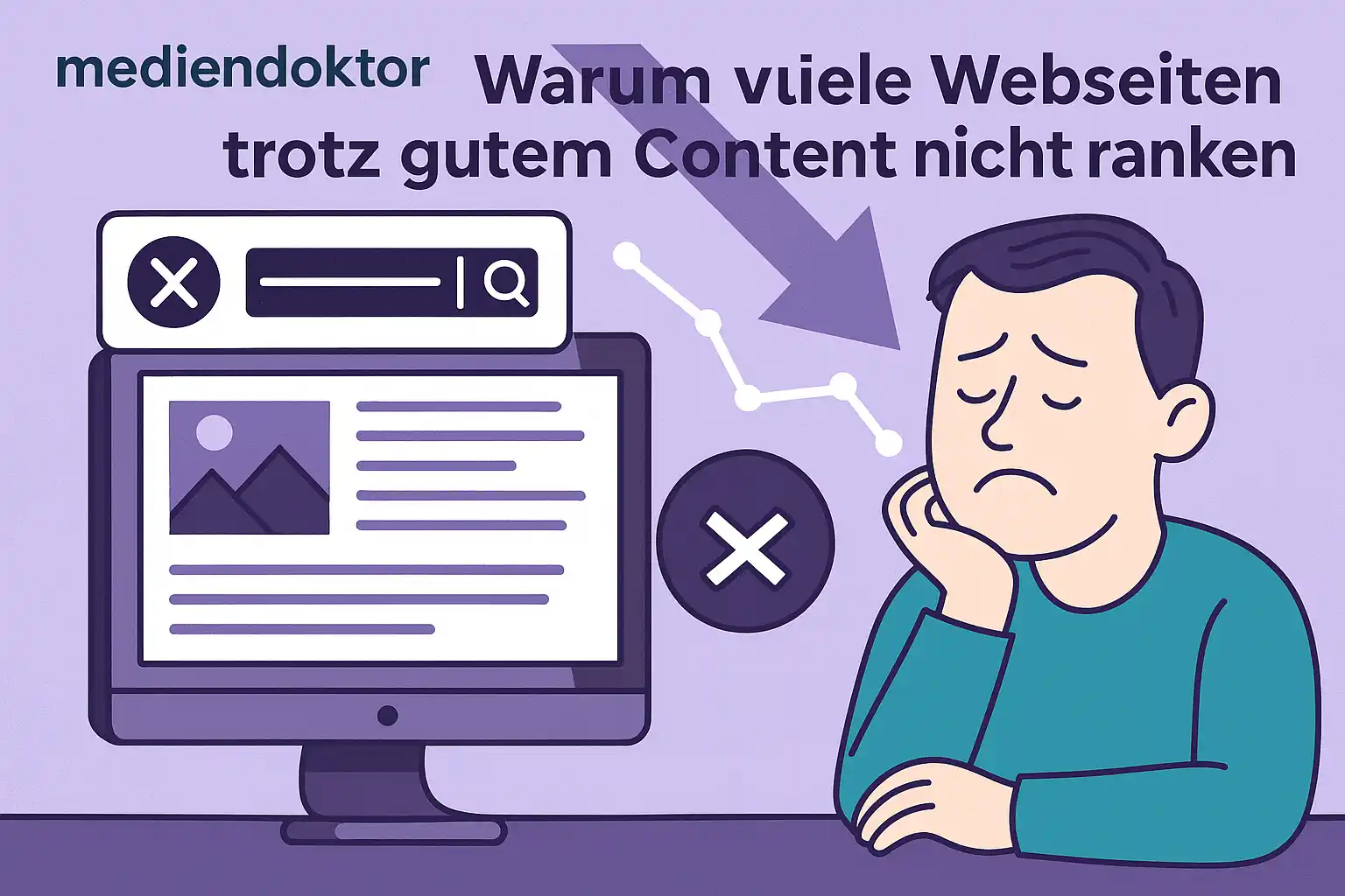 Warum viele Webseiten trotz gutem Content nicht ranken – Mediendoktor