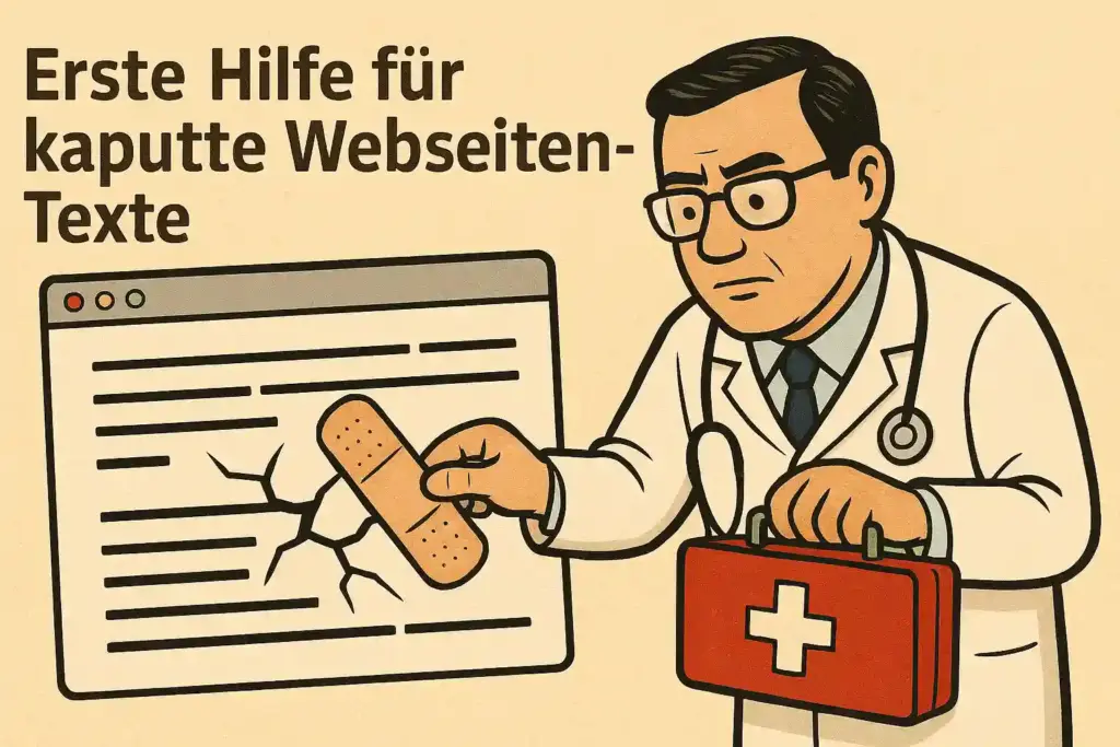 Erste Hilfe für kaputte Webseiten-Texte